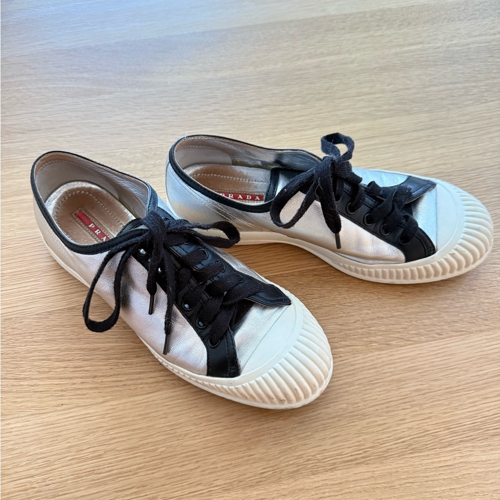 Prada Lace-Up Sneakers